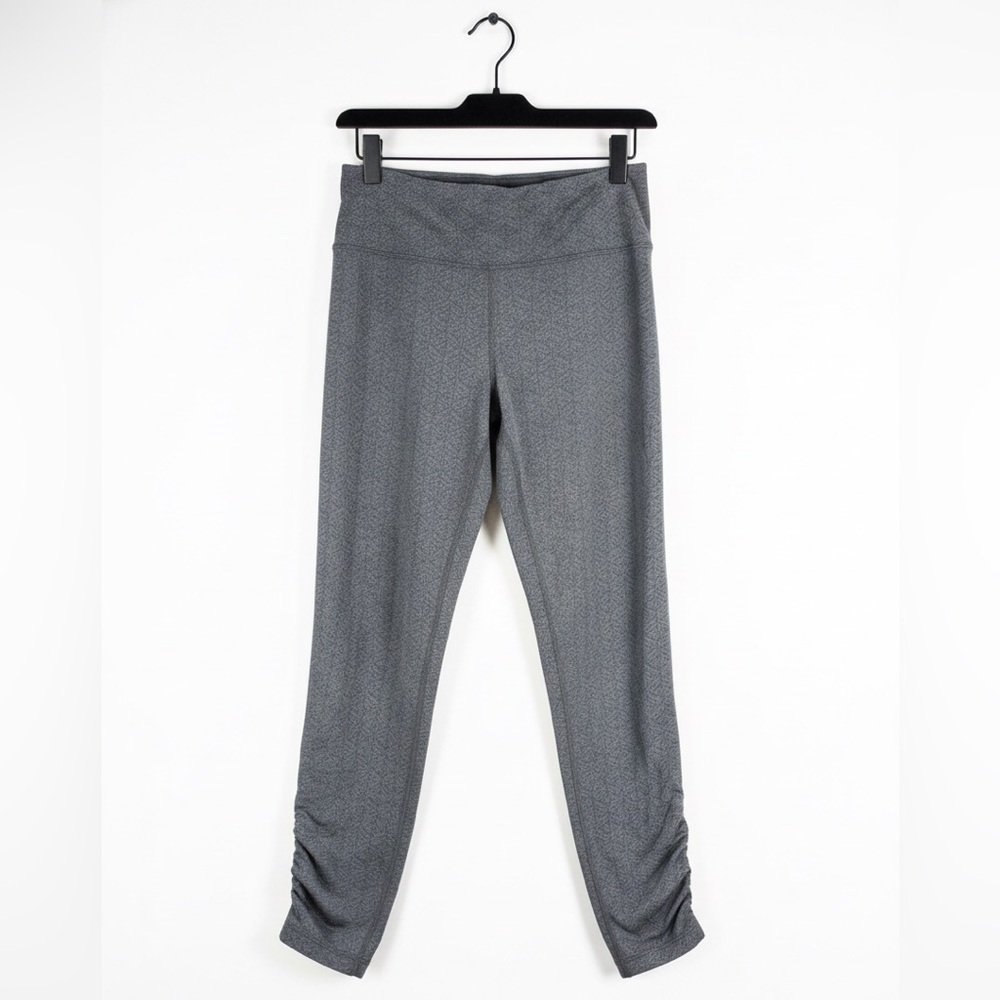 Prana Charcoal Textured Cropped Leggings Small